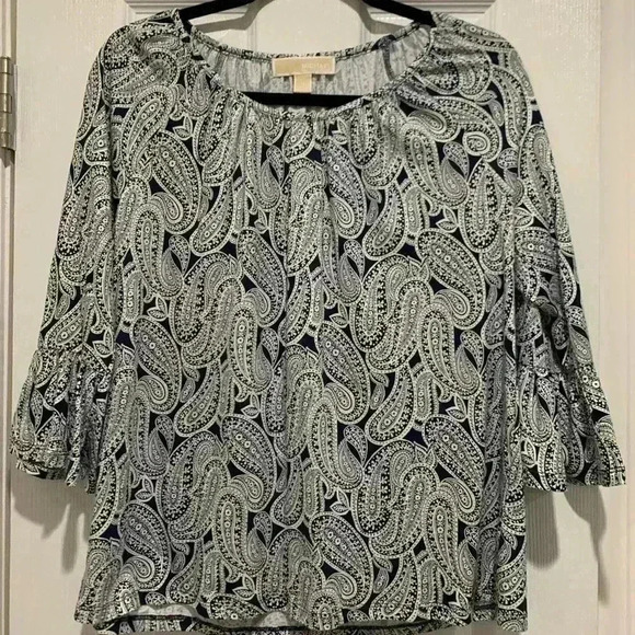 Medium Michael Kors Paisley Flowy Blouse - Picture 1 of 3